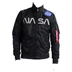 Alpha Industries NASA Jacket dzseki, fekete, XL