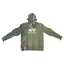 Alpha Industries Basic Zip Hoody cipzáras pulóver, dark olive, M