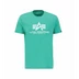 Alpha Industries Basic T-Shirt póló, atomic green, L