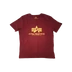 Alpha Industries Basic T-Shirt póló, burgundy, M