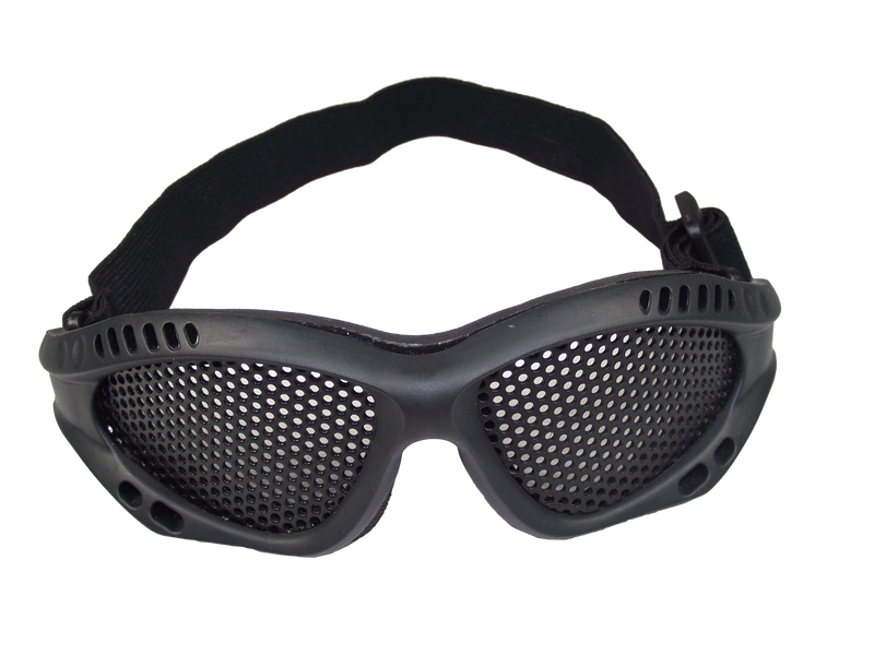 Airsoft rácsos szemüveg