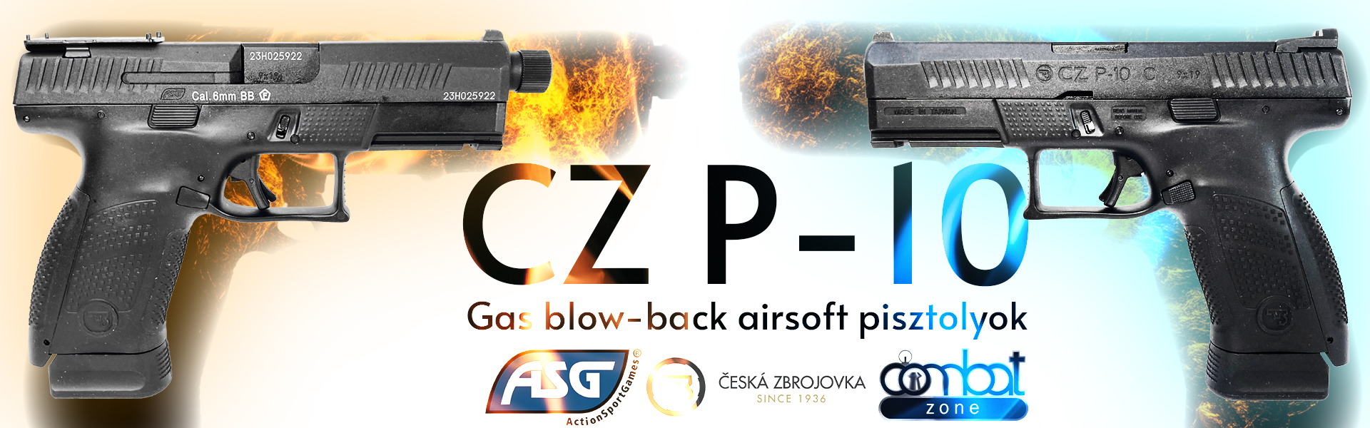 ASG CZ P-10C GBB airsoft pisztoly
